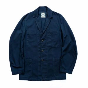 Yarmouth Oilskins Navy engineers jacket, cotton twill engineer jacket in navy made in britain