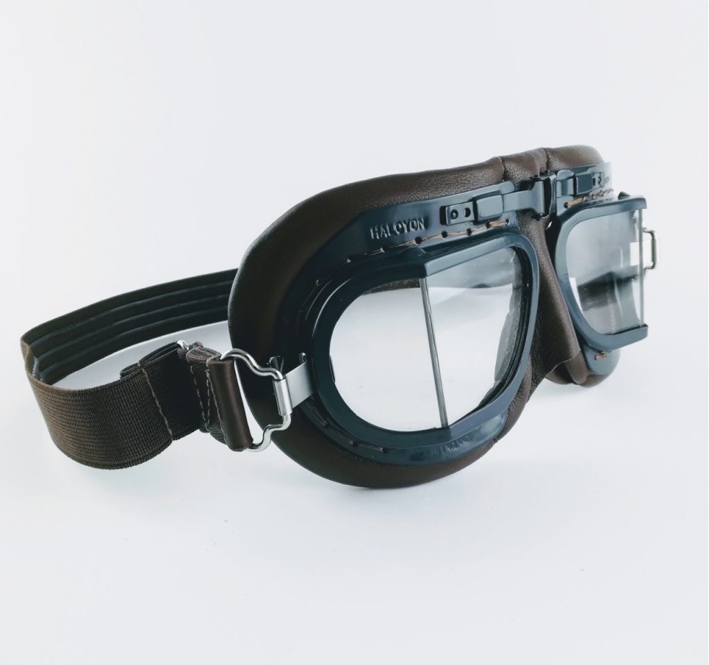 mk8 raf replica goggles, halcyon goggles RAF flying vintage goggles