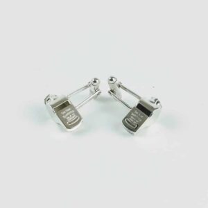 Acme whistles sterling silver men's cufflinks, silver cufflinks assay stamped silver men's cufflinks