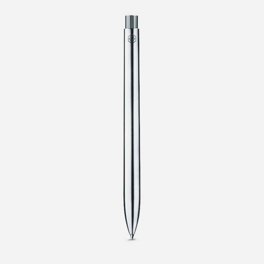 ajoto stainless steel raw brushed pen, luxury silver pen