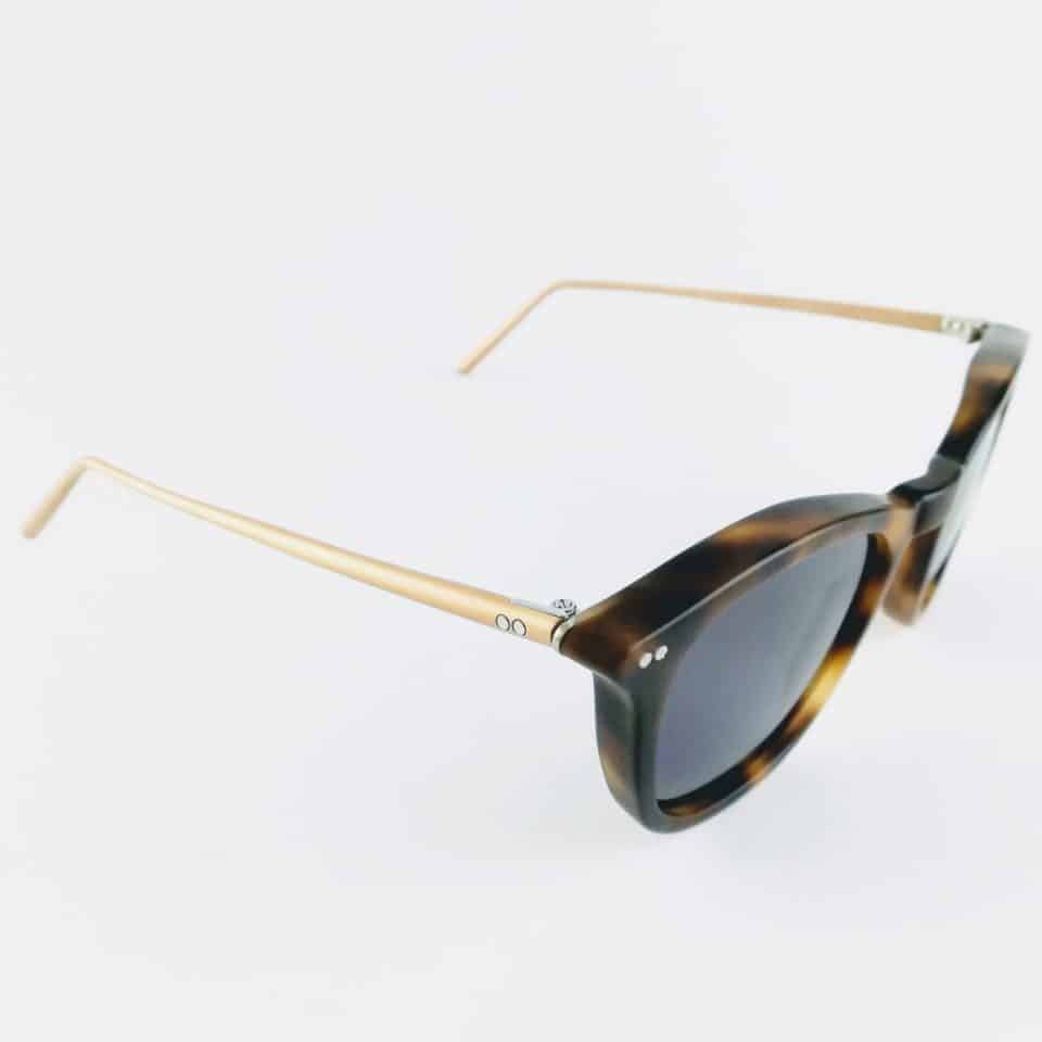 banton frame works tortoise shell profile sunglasses, tortoise shell designer sunglasses made in Britain sunglasses