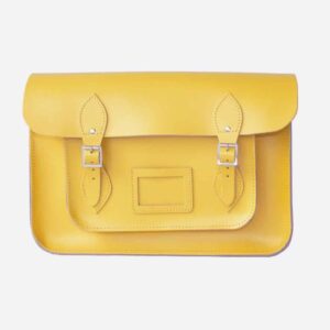 original satchel store citrus yellow leather satchel, yellow satchel