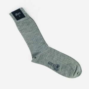 corgi socks grey wool socks lightweight, made in britain grey socks