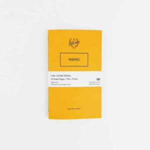 silvine originals limited edition bumble yellow memo book, yellow journal book handbound yellow memo book