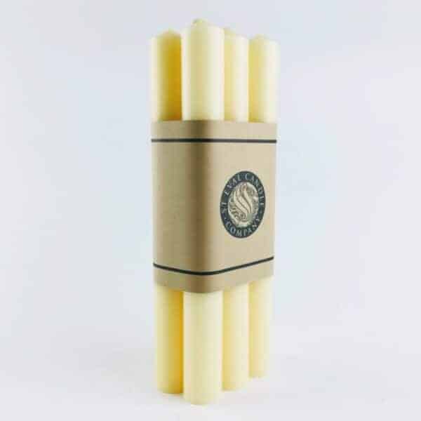 st eval candles church candles ivory dinner candles, handmade candles made in cornwall
