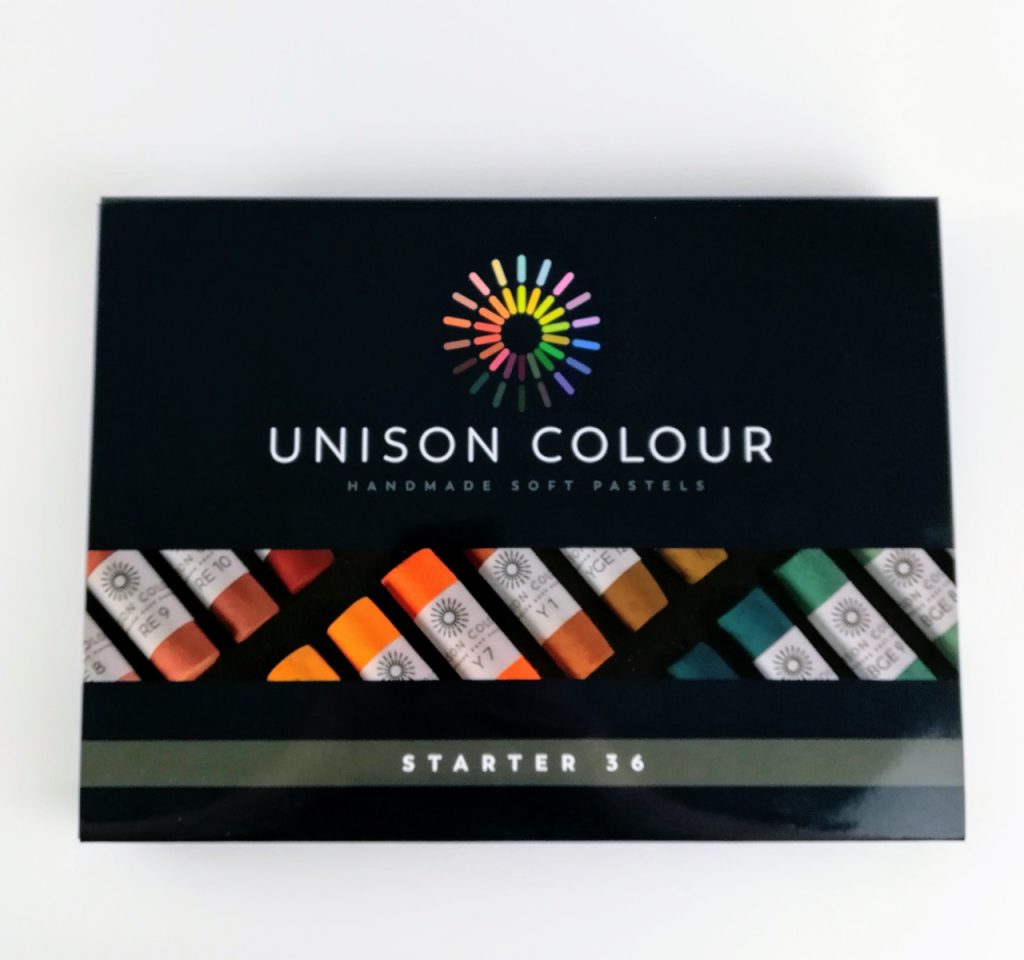 unison colour classic 36 pastel set, artist pastel set hand made soft pastels made in northumbria