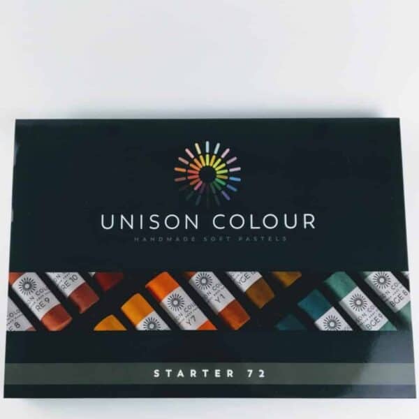 unison colour classic 72 soft pastel set, large soft pastel artists set made in Northumbria finest artist pastels