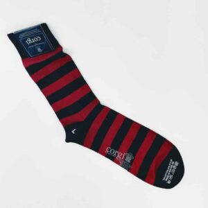 welsh guards socks, striped socks black and red striped socks made in wales