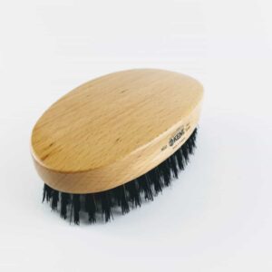 kent brushes beech wood military hair brush, wooden oval hair brush beech men's hair brush