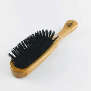 kent brushes cherry wood cushion hair brush, gentleman's hair brush, classic wood hair brush for men