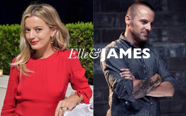 Elle and James blog front page