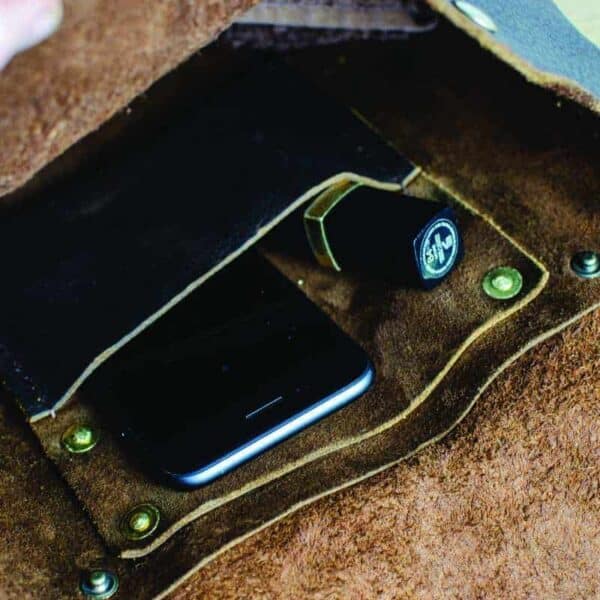 800x800 Kodiak brown Leather flap over backpack inside