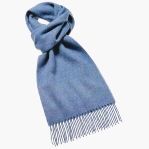 Airforce blue bronte by moon blue scarf abraham moon merino wool blue scarf