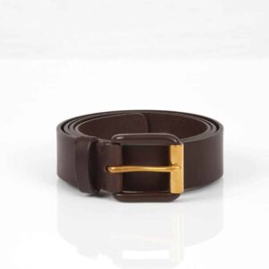 Awling Exposed Modernist Chocolate Brown Brown, me's leather belt, dark brown handmade leather belt for men made in UK