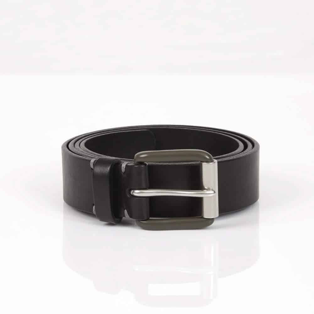 Modernist Belt - Exposed Black/Pewter - Sir Gordon Bennett - Awliing Belts