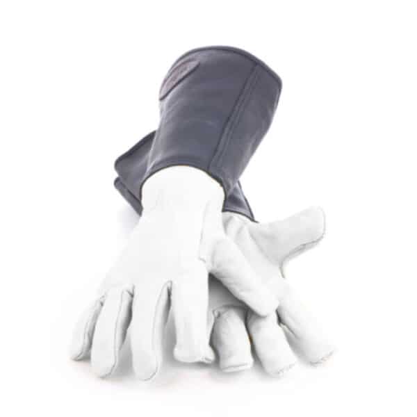 black anti brambel gardening glove white glove