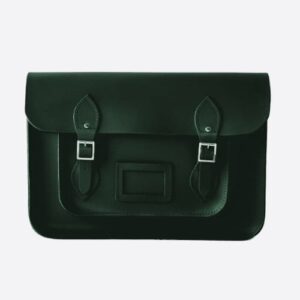 British Racing Green Leather Cambridge Satchel, original satchel store green leather stachel