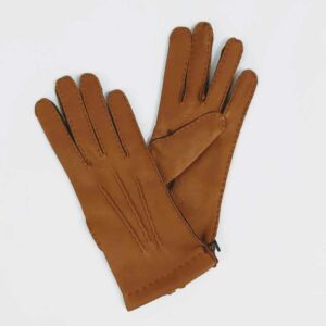 Chester Jefferies Ladies Park lane tan leather gloves for women handmade ladies gloves in Dorset
