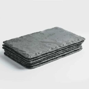 Coniston stonecraft 6 slate place mats, slate table mats, made in uk slate placemats