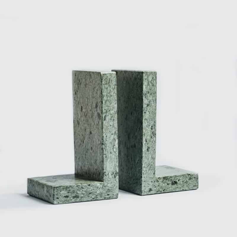 Coniston stonecraft oblong book ends, large stone bookends, slate bookends
