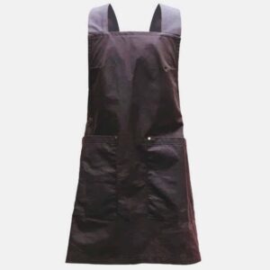 Fieldware co crossover rustic waxed apron handcrafted crafters apron made in UK cotton apron