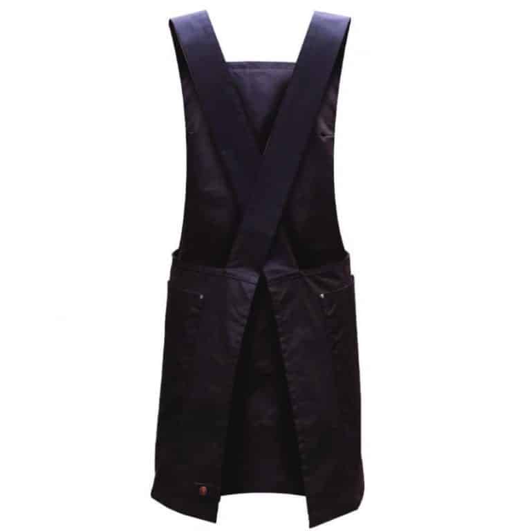 Midnight Waxed Cotton Crossover Apron - Fieldware Co - SGB