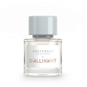 Gallivant Perfumes Amsterdam Bottle of british made perfumes, artisan small batch perfume made in Uk perfume, fine fragrances