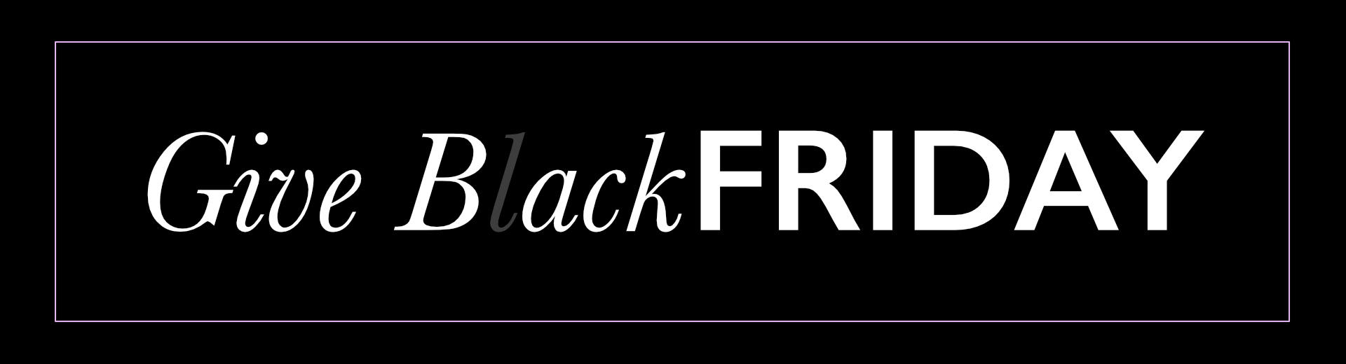 Give back friday header Give back friday header