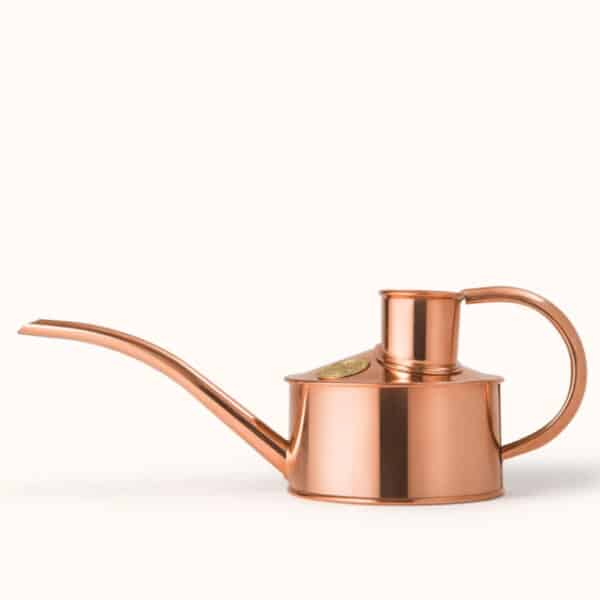 haws one pint copper indoor watering can