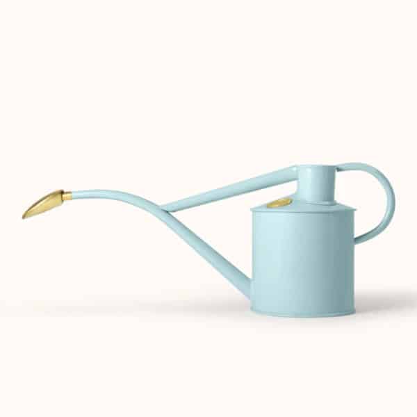 haws rowely riple indoor watering can duck egg blue