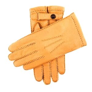 Dents Hampton peccary leather gloves, finest cork leather men's gloves, luxury british made leather gloves, hand made leather gloves