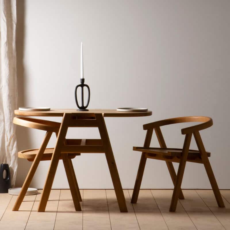 british made dining set for small spaces
