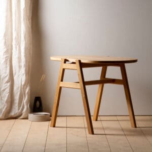 small table handmade in UK out of OAk