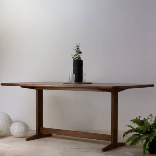 konk kitchen table made in UK Oak large kitchen table 4 seater or 6 seater table