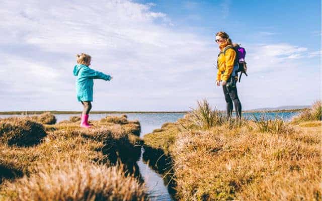 British made mothers day gift mum and daughter backpacking