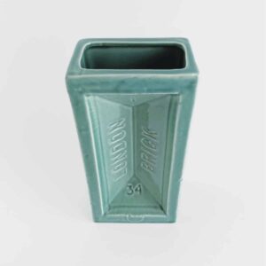 Stolen Form turquoise London Brick Vase