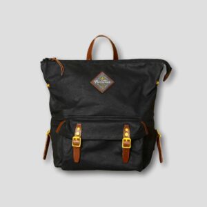 Portamus black marten zip backpack front