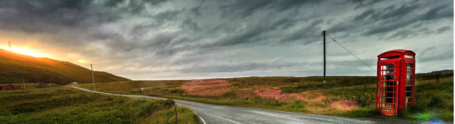 Red telphone box blog header