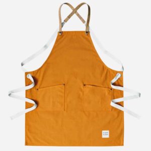 Risdon burnt orange canvas cork apron 1