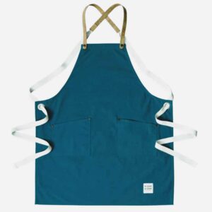 Risdon teal canvas cork apron 1