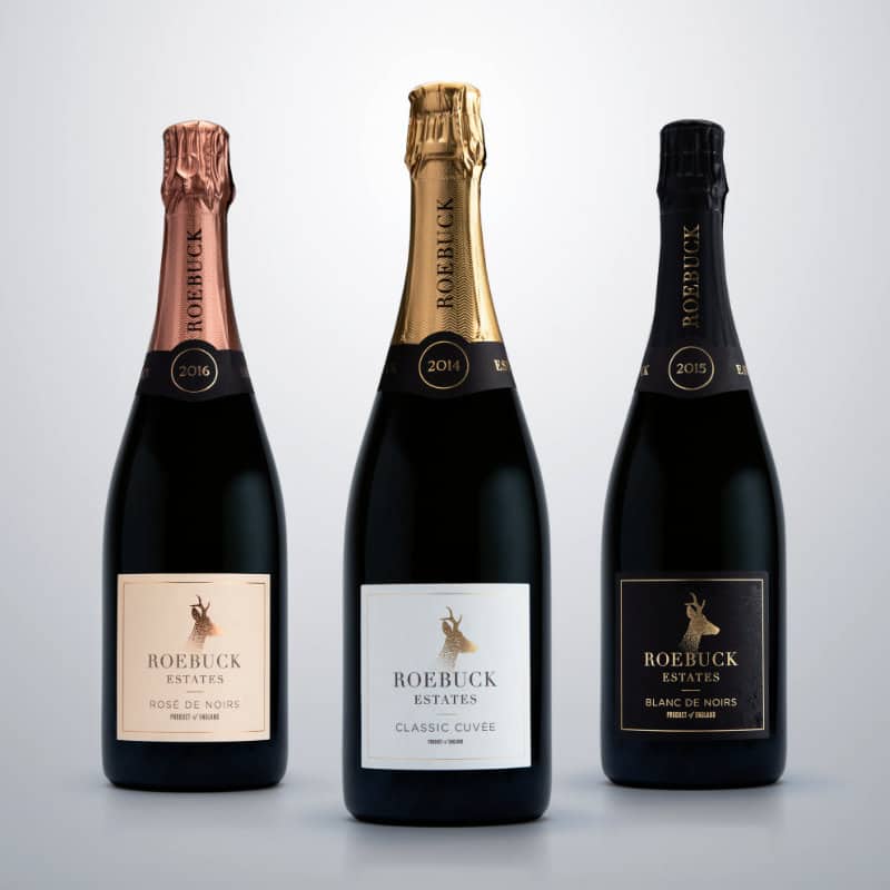 Roebuck Estates trio pack shot grey background