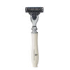 LUDLOW CARTRIDGE SHAVING SET FAUX IVORY - Image 2