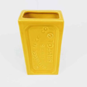Bristol teyellow bristol brick vase, stolen form brick vase