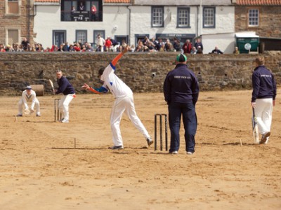 The ship in elie beach cricket