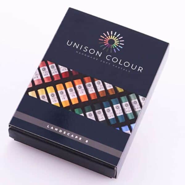unison colour pastels 8 soft pastels for landscape, british made pastels set for beginers
