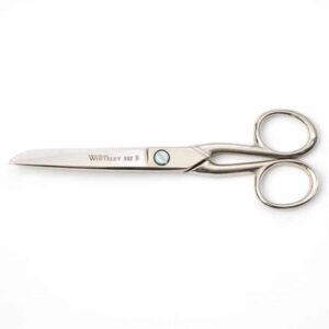William Whiteley household scissors, 6 inch silver house scissors made in sheffield, craft scissors