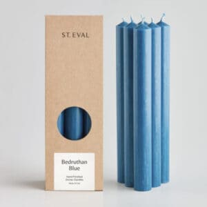 ywo pack blue dinner candles