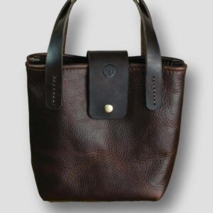 heather borg KODIAK LEATHER TOTE HANDBAG, british made leather tote bag hand bag