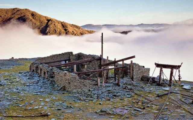 coniston stonecraft abandoned riving sheds on the old man coniston stonecraft abandoned riving sheds on the old man
