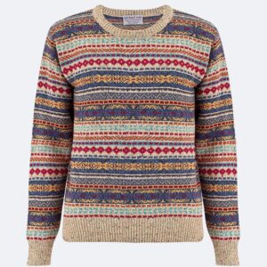 michael ross fair isle jumper in foyle